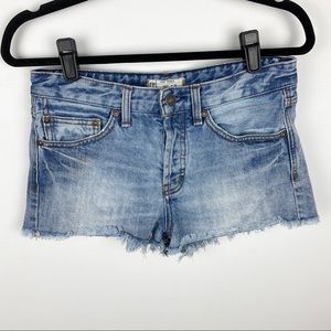 Free People Cut Off Denim Shorts